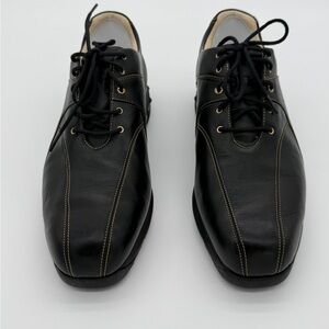 Vintage 2008 Nike Air Zoom Pro Golf Shoes Black Leather Men's 11.5 Y2K